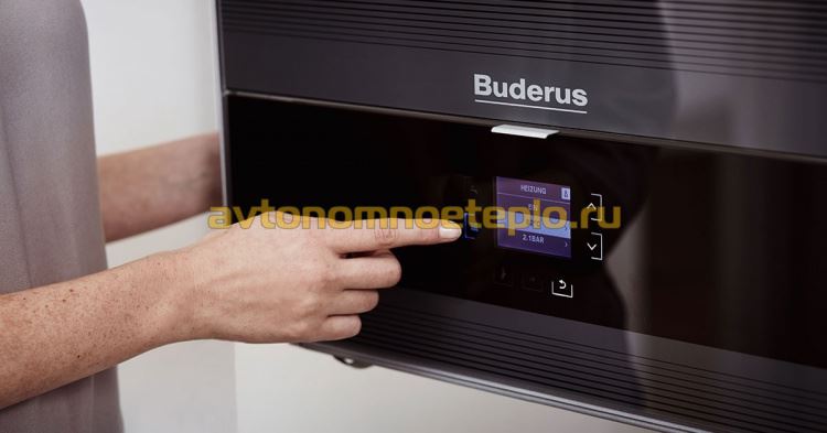 панель управления Buderus