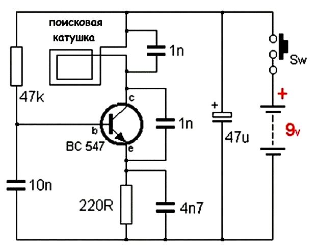 Металлоискатель 21