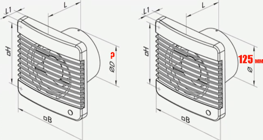 Стоит проверить диаметр вентканала заранее
