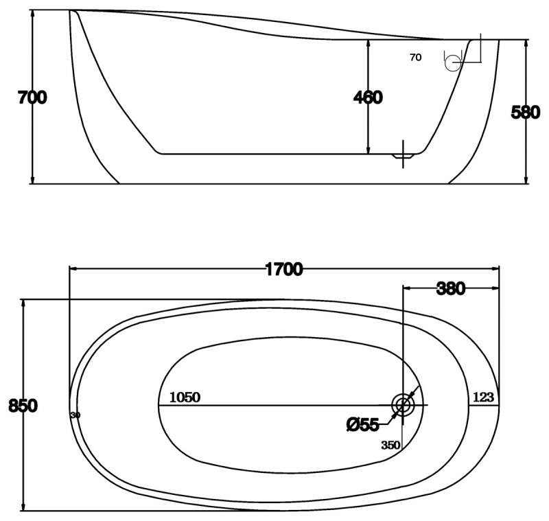 Характеристики BelBagno BB50-1700