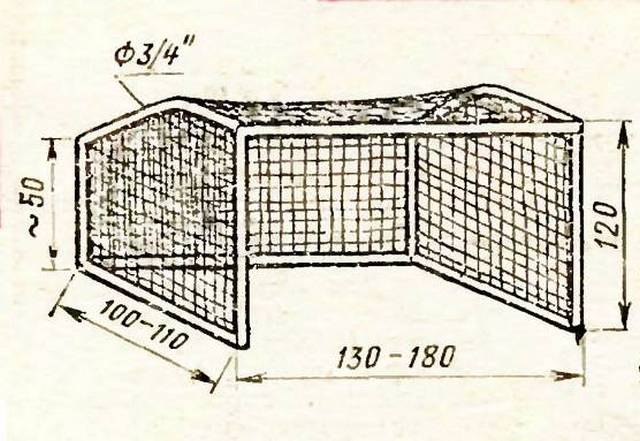 Футбольные ворота из ПВХ-труб своими руками
