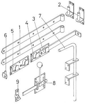 Чертежи для засовов для ворот своими руками
