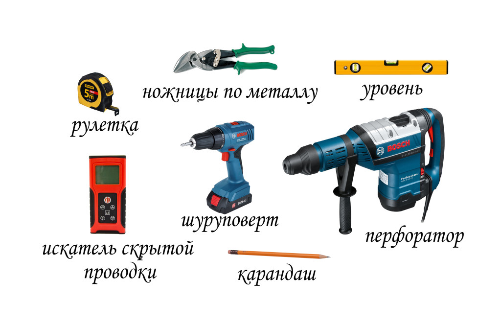 Инструменты для монтажа