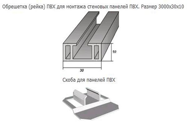 Монтажная планка обрешетки