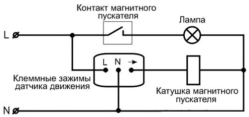 Podkliuchenie datchikov dvizheniia skhema 4