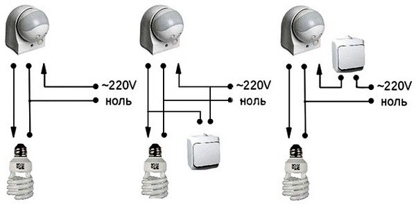 Podkliuchenie datchikov dvizheniia skhema 1