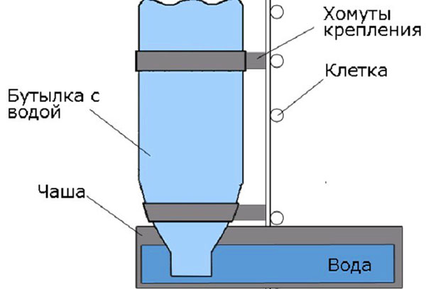 Схема вакуумной поилки