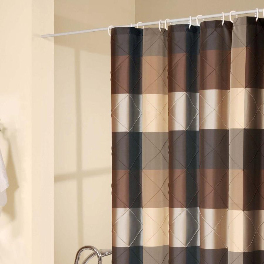 brown-striped-shower-curtains