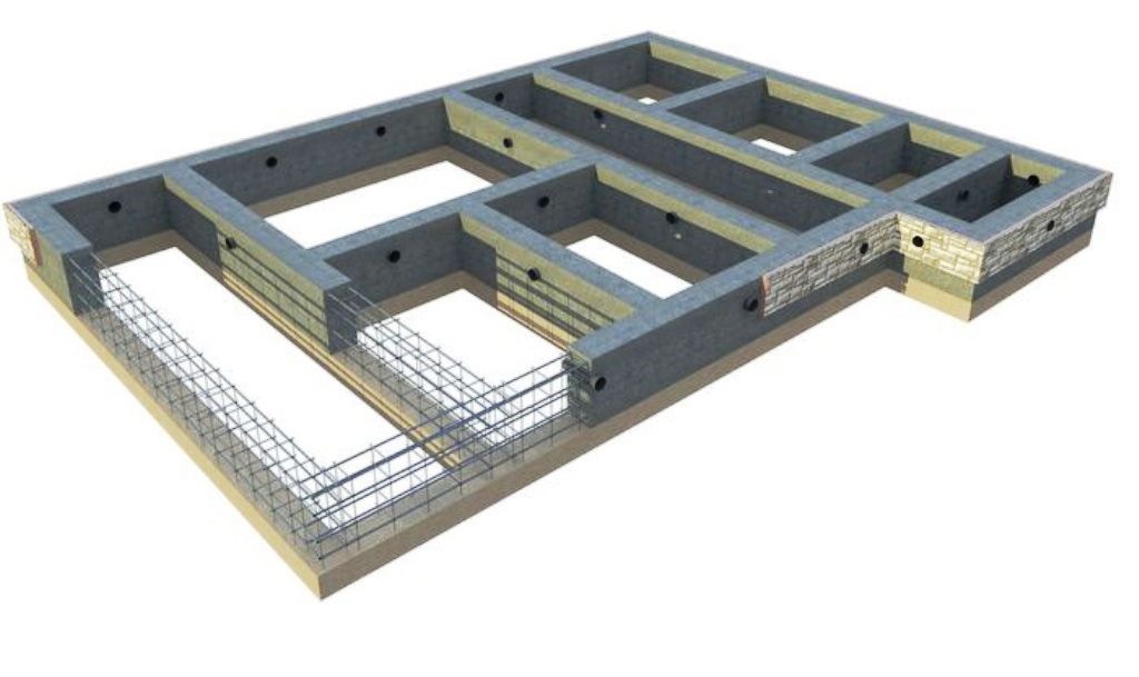 строительство фундамента под дом 