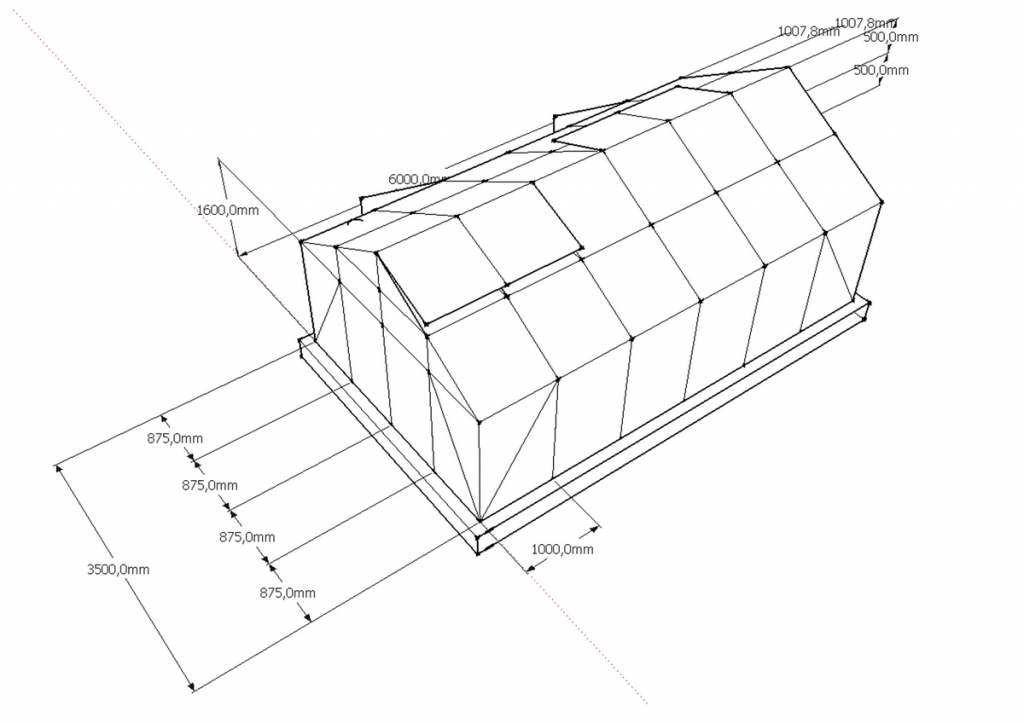 Чертёж теплицы
