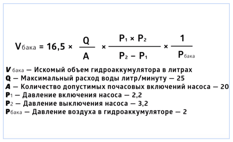 Схема подключения гидроаккумулятора к насосу и системе водоснабжения