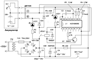 Схема самодельного зарядного устройства