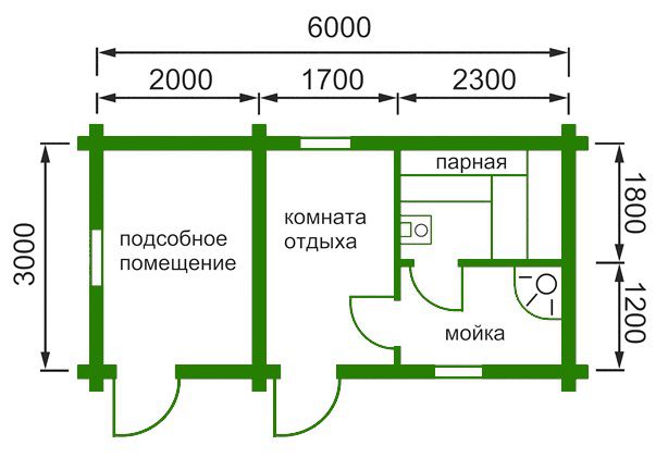 Проект бани