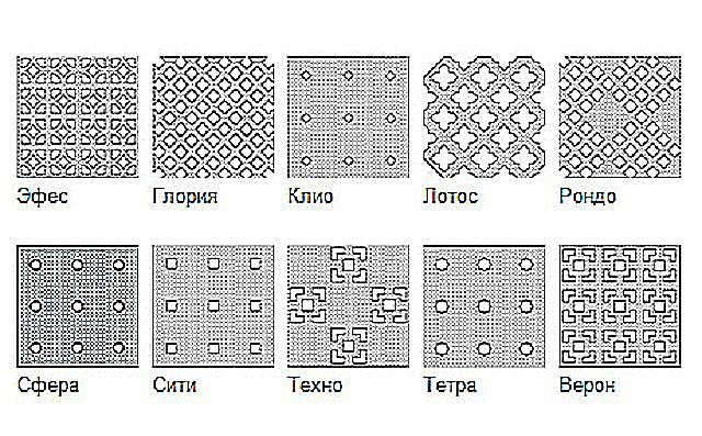 Вариантов узоров МДФ-решеток - очень много