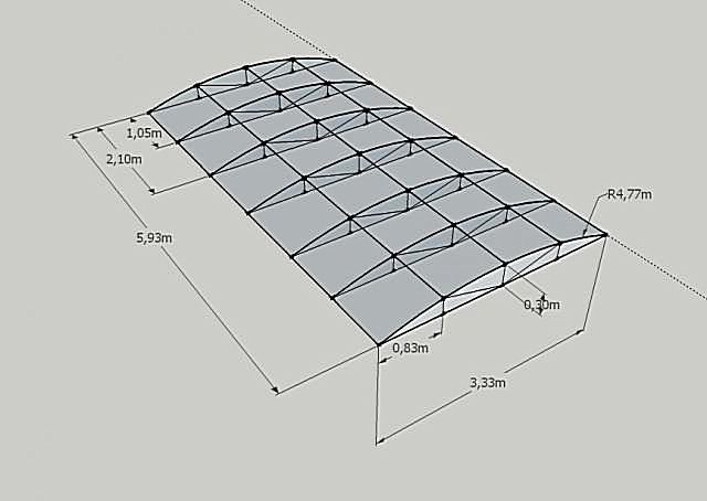 Основные элементы стропильной системы мансардной крыши